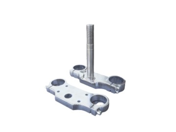 Półka zawieszenia cross 125, 250 KOMPLET srebrna