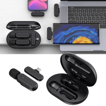 Портативный беспроводной петличный микрофон Mic DSP