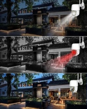 уличная камера, поворотная, Wi-Fi, масштабирование, IP-мониторинг