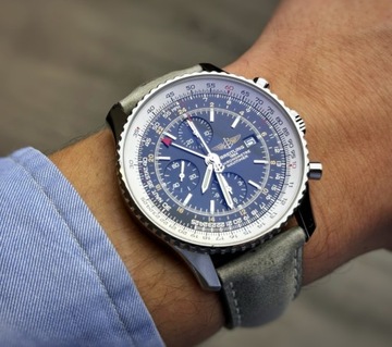 Ремешок для часов BREITLING 24мм серый