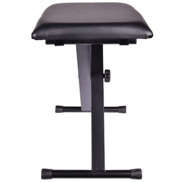 ŁAWA DO KEYBOARDU PIANINA FORTEPIANU SKŁADANA METALOWA WYGODNA NN XA