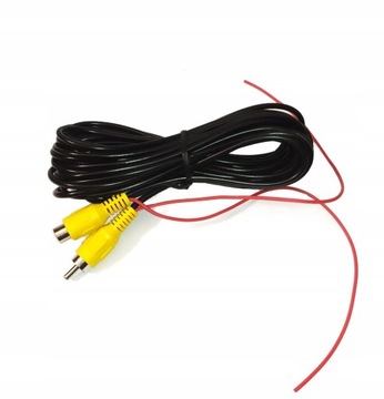 Kabel przedłużacz 6m RCA do kamery cofania ster1