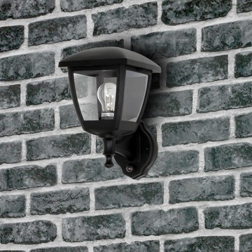 УЛИЧНЫЙ САДОВЫЙ СВЕТИЛЬНИК С ДАТЧИКОМ ДВИЖЕНИЯ И СУМЕРКА E27