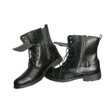 МУЖСКИЕ ПОЛНОРАЗМЕРНЫЕ КОЖАНЫЕ ВОЕННЫЕ МОТОЦИКЛЕТНЫЕ БОТИНКИ MEDARD R46