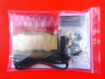 Часы, календарь, температура, будильник, корпус с ЖК-дисплеем, набор «сделай сам»