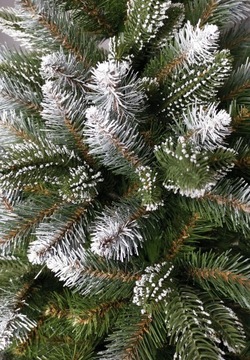 ИСКУССТВЕННАЯ РОЖДЕСТВЕНСКАЯ ЕЛЬ НА СТРУБЕ АЛМАЗНОЙ ЕЛИ 220 СМ