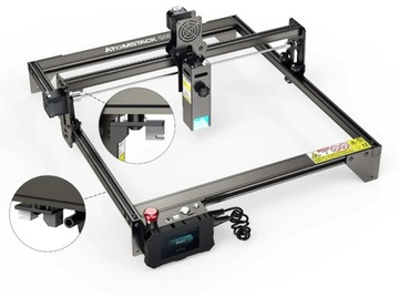 PLOTER LASEROWY-GRAWERKA ATOMSTACK A10 PRO 50W + KOMPRESOR