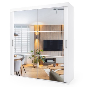 Szafa przesuwna dwudrzwiowa - RIMINI 110 x 215 cm, 18 mm