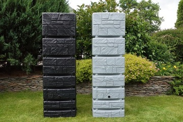 Полный резервуар для дождевой воды GUTTER WATER CONTAINER BARREL 350l антрацит
