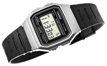 ZEGAREK CASIO MĘSKI RETRO LED ALARM STOPER BUDZIK DATA