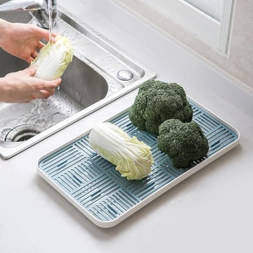 Держатель поддона для чашки Поднос для кофе Зубные щетки, Dish Blue, размер L