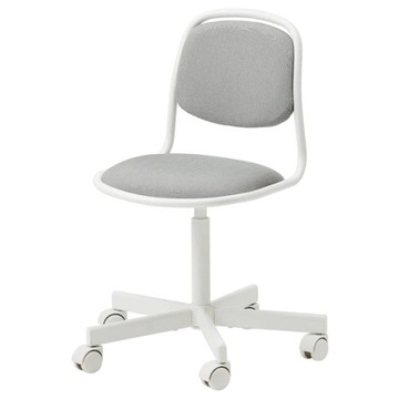 IKEA ORFJALL dziecięce krzesło biurowe jasnoszary