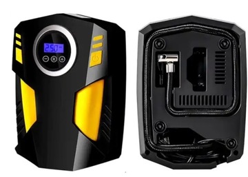 АВТОМОБИЛЬНЫЙ КОМПРЕССОР Насос Компрессор 12 В со светодиодным ЖК-дисплеем