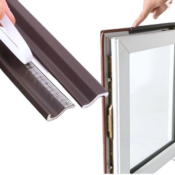 SAMOPRZYLEPNA USZCZELKA DO DRZWI OKIEN FUTRYNY TAŚMA USZCZELNIAJĄCA OKNA 4m