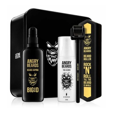 ZESTAW DO WZROSTU BRODY ANGRY BEARDS BEARD GROWING SET