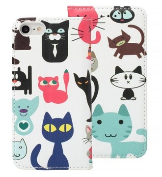 ETUI Z KLAPKĄ SASMUNG S9 PLUS / WZÓR KOTY