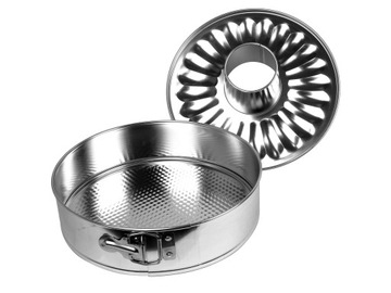 TORTOWNICA BLACHA FORMA METAL CIASTA 2w1 26CM PL