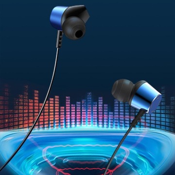 3x Headphones, RGB Light Earphone for 3 Pcs