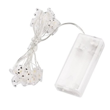 Lampki w kształcie kota z 20 diodami led zasilanie