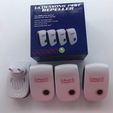 4X ОТПУСКАТЕЛЬ НАСЕКОМЫХ ГРЫЗУНОВ МЫШИ КОМАРЫ НАСЕКОМЫЕ УЛЬТРАЗВУКОВОЙ ДЛЯ КОНТАКТА