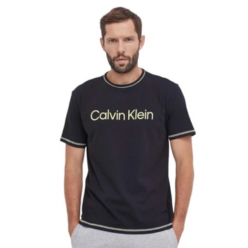 CALVIN KLEIN KOSZULKA MĘSKA T-SHIRT CZARNA r.L