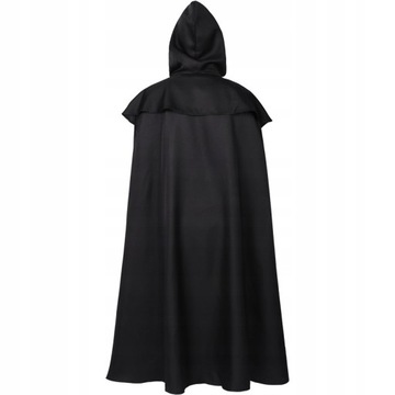 Мужская накидка с капюшоном в готическом стиле, 4XL