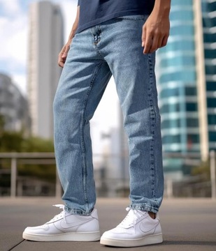 Spodnie Jeansowe Jasne Niebieskie Jigga Wear R36