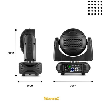 Ruchoma głowa LED SMD RGBW DMX IP20 Beamz
