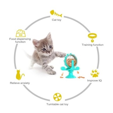 Утечка игрушки для кошек и собак, интерактивная игрушка для маленьких собак, медленная кормушка для щенков, игра