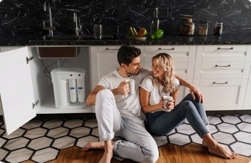 Кухонный фильтр обратного осмоса Аквафор DWM-101S Морион + свободный сатуратор