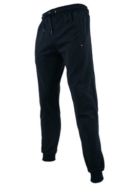 SPODNIE DRES MĘSKIE JOGGERY ŚCIĄGACZ GRANAT XL