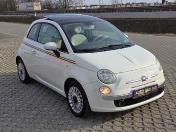 Fiat 500 II Seria 1 1.2 69KM 2011 Fiat 500 1.2 69Ps Panorama POLSKORY Alu Bialy Gwarancja 1.2 Benzyna, zdjęcie 29