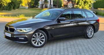 BMW Seria 5 G30-G31 Touring 520d 190KM 2018 BMW 520d 190ps Sport Line serwis ASO piękna Laser Led Gwarancja!, zdjęcie 26