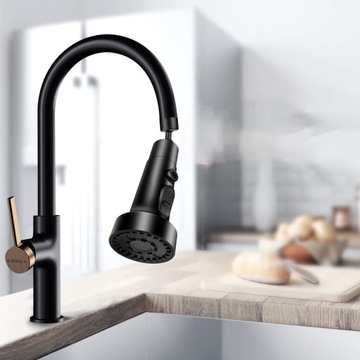 Смеситель для КУХНИ, удлинитель для смесителя, 3 режима, аэратор, адаптер