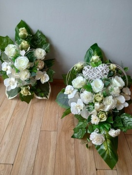 Украшение кладбища GRAVE композиция HEART SET