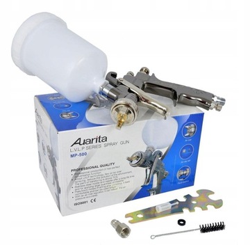 Pistolet Lakierniczy Auarita MP-500 LVLP Dysza 1,5mm Reduktor Elektroniczny