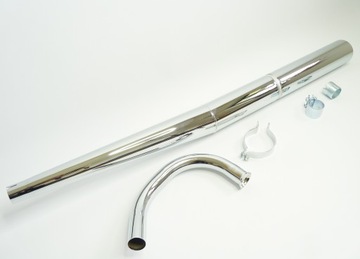 Комплект коленчатого глушителя MZ ETZ 250 Копия оригинала DDR