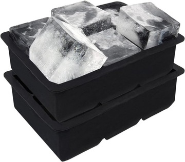 2x Duża SILIKONOWA Forma FOREMKA do KOSTEK LODU XXL