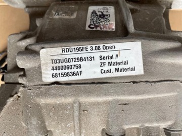 DODGE CHALLENGER CHARGER GT 3.6 DIFER DIFERENCIÁL 68159836AF 3.08 OPEN