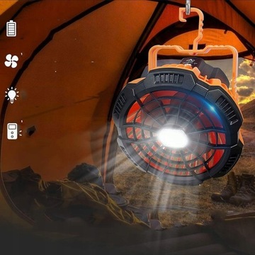 Настольный вентилятор для палатки TOURIST LAMP Tourist power Bank 5200