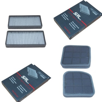 SRL Filtr kabinowy MERCEDES W210 S210 W220 4 szt.