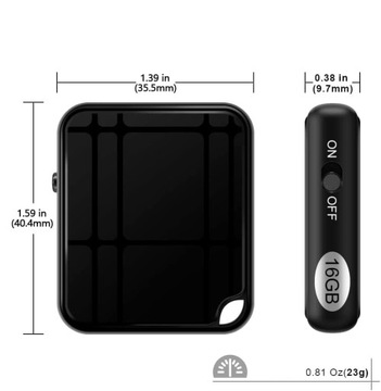 МИНИ-USB ЗАПИСЬ ЗВУКА 16 ГБ ДЛЯ ОШИБКИ ШПИОНА MP3 С ШУМОПОДАВЛЕНИЕМ