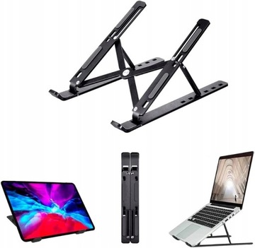 PODSTAWKA POD LAPTOPA TABLET REGULOWANA STOJAK NA LAPTOP BIURKO PLASTIKOWA