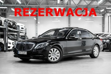 Mercedes Klasa S W222 Limuzyna 500 456KM 2015 Mercedes S 500 4Matic Long. Tylko 65 000 km!
