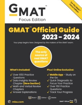 GMAT Official Guide 2023-2024: Book + Online Question Bank
