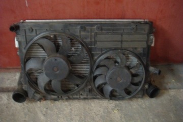 AUDI A3 8P CHLADIČ VODY SADA VENTILÁTOR 2.0 TD