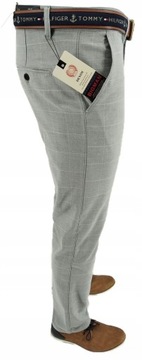 МУЖСКИЕ БРЮКИ ЭЛЕГАНТНЫЕ 24C В КЛЕТКУ W39 102-104 СМ