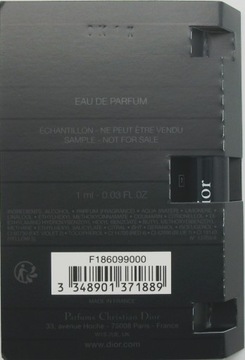 Dior Sauvage edp пробник 1 мл