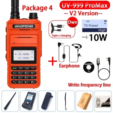 2022 Baofeng UV-999 ProMax 10W daleki zasięg