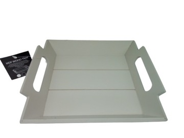 ДЕКОРАТИВНЫЙ ПОДНОС с ручками МДФ 23 x 20см цветок S